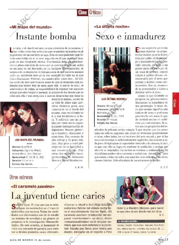 ABC MADRID 21-01-2000 página 145