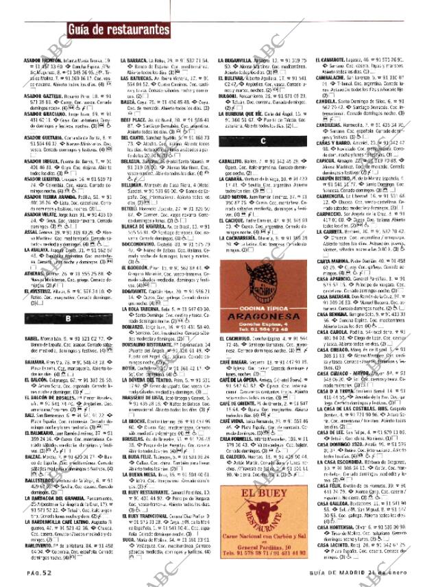 ABC MADRID 21-01-2000 página 180