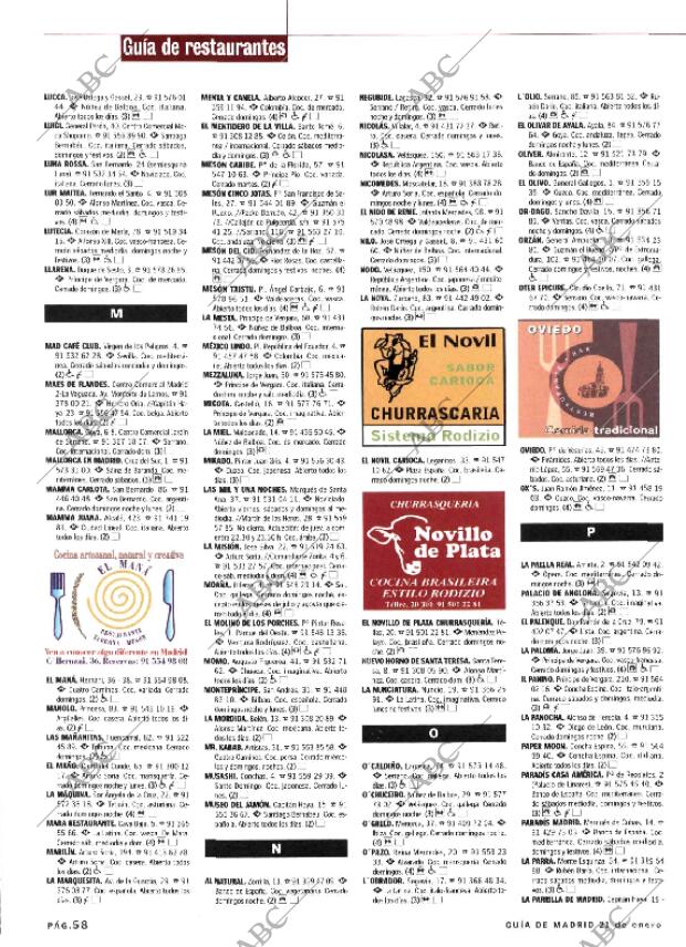 ABC MADRID 21-01-2000 página 186