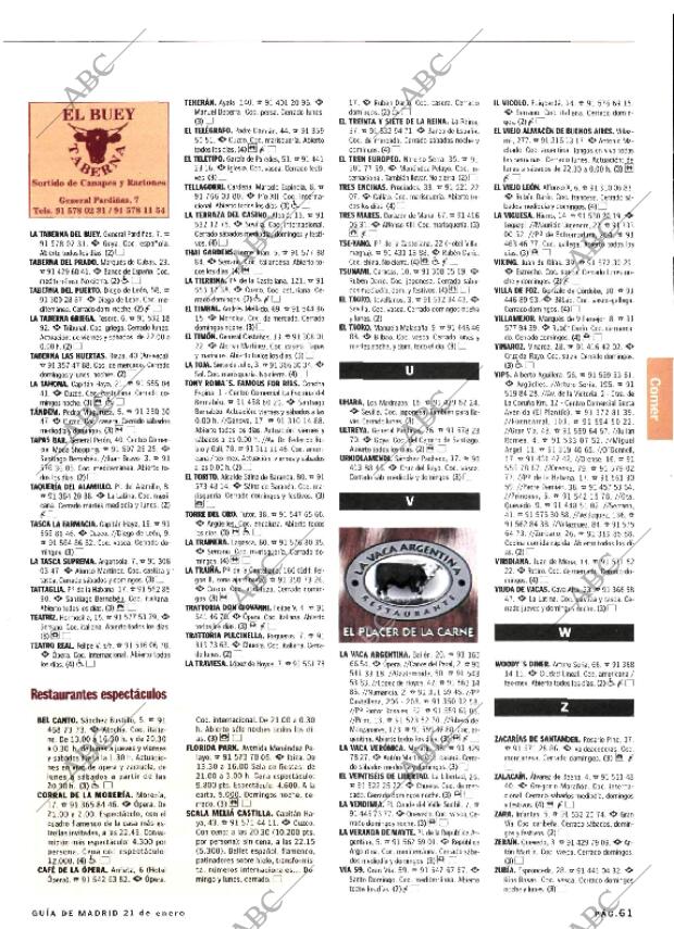 ABC MADRID 21-01-2000 página 189