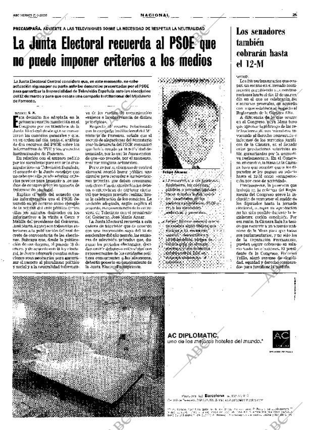 ABC MADRID 21-01-2000 página 25