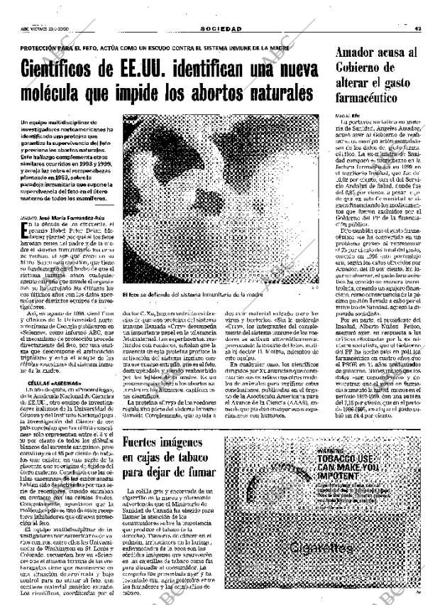 ABC MADRID 21-01-2000 página 43