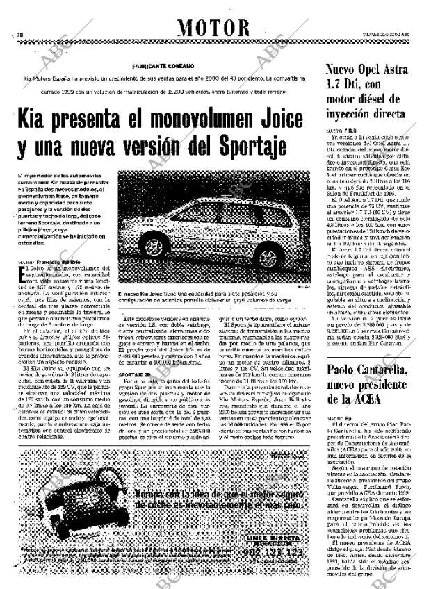 ABC MADRID 21-01-2000 página 70