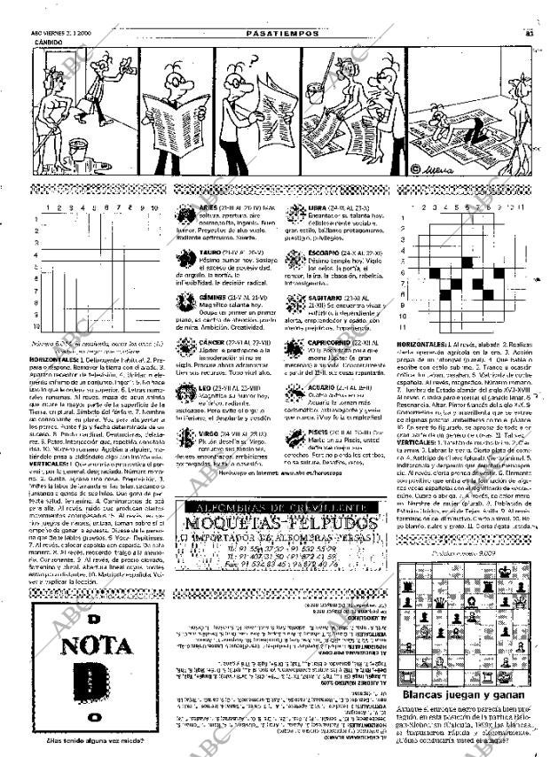 ABC MADRID 21-01-2000 página 83