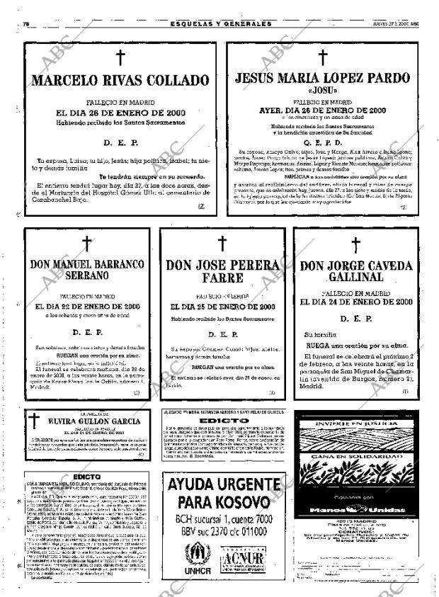ABC MADRID 27-01-2000 página 78