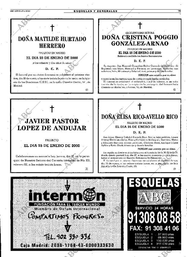 ABC MADRID 27-01-2000 página 79