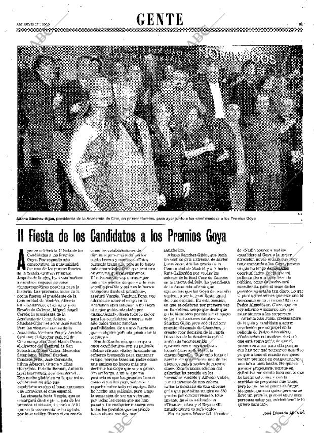 ABC MADRID 27-01-2000 página 81