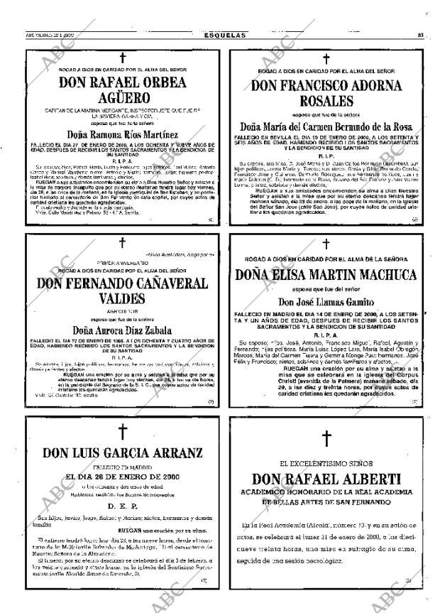 ABC SEVILLA 28-01-2000 página 83