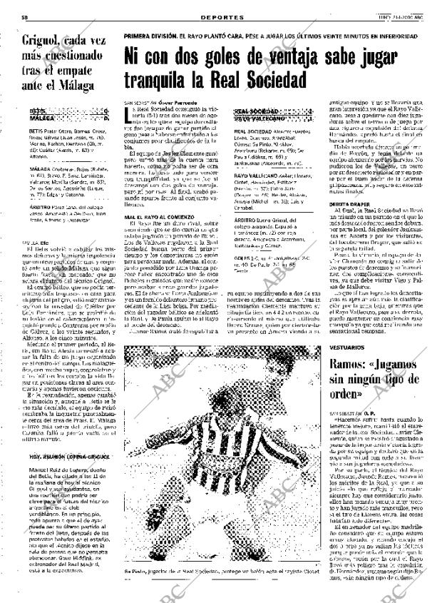 ABC MADRID 31-01-2000 página 58