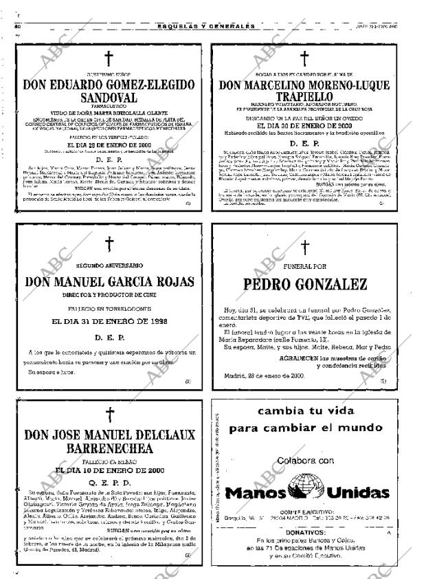 ABC MADRID 31-01-2000 página 80
