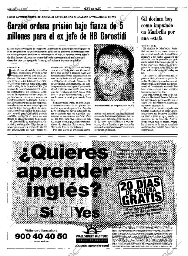 ABC MADRID 08-02-2000 página 25