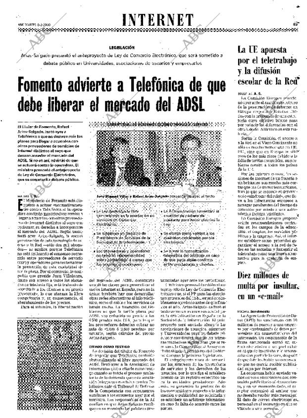 ABC MADRID 08-02-2000 página 85