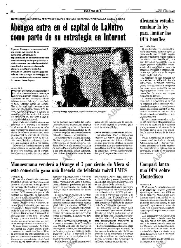 ABC SEVILLA 08-02-2000 página 68
