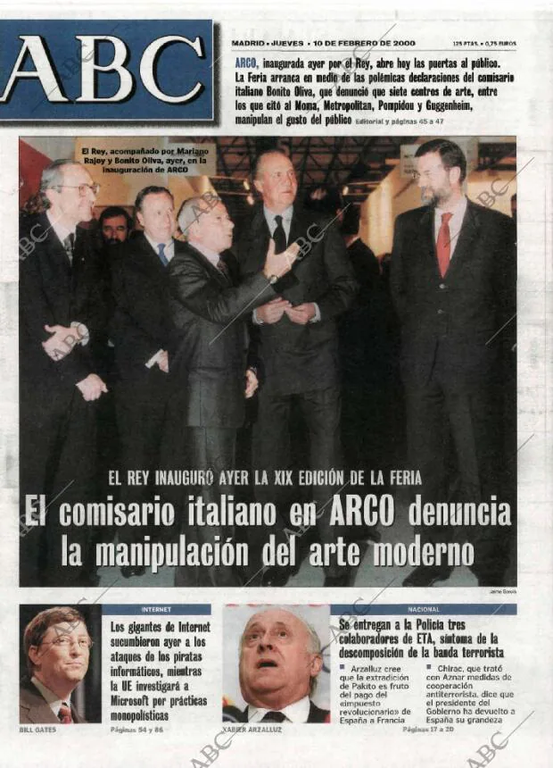 ABC MADRID 10-02-2000 página 1