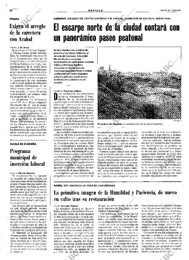 ABC SEVILLA 15-02-2000 página 56