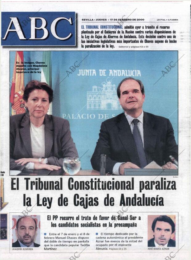 ABC SEVILLA 17-02-2000 página 1