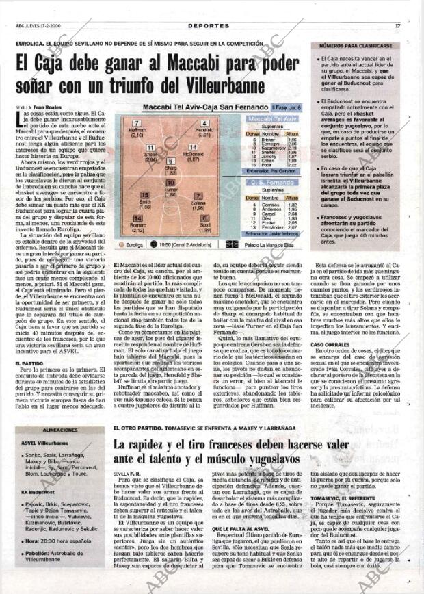 ABC SEVILLA 17-02-2000 página 117