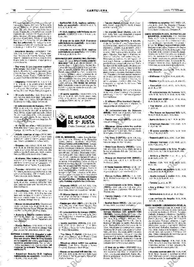 ABC SEVILLA 17-02-2000 página 76