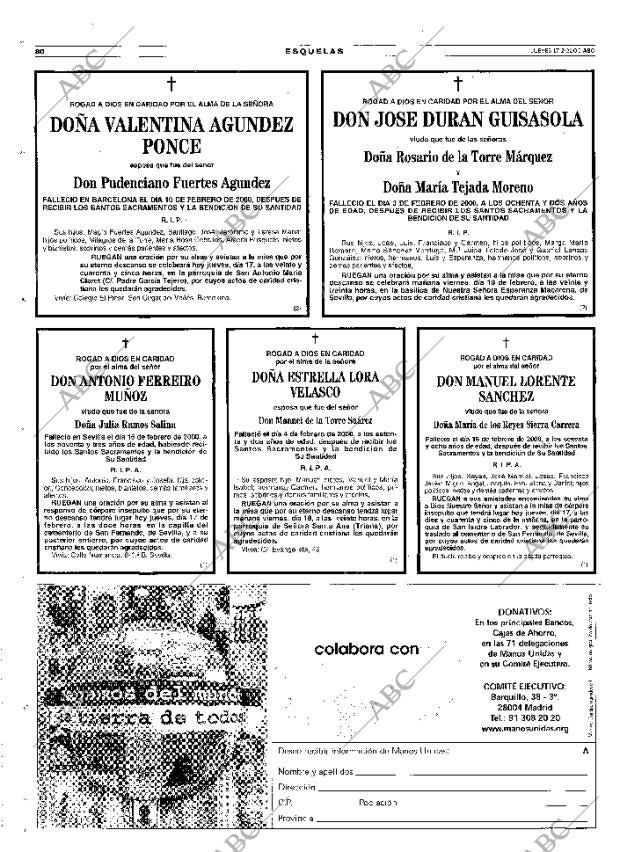 ABC SEVILLA 17-02-2000 página 80