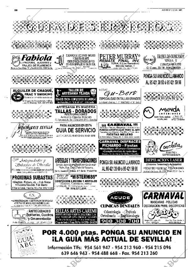 ABC SEVILLA 17-02-2000 página 88