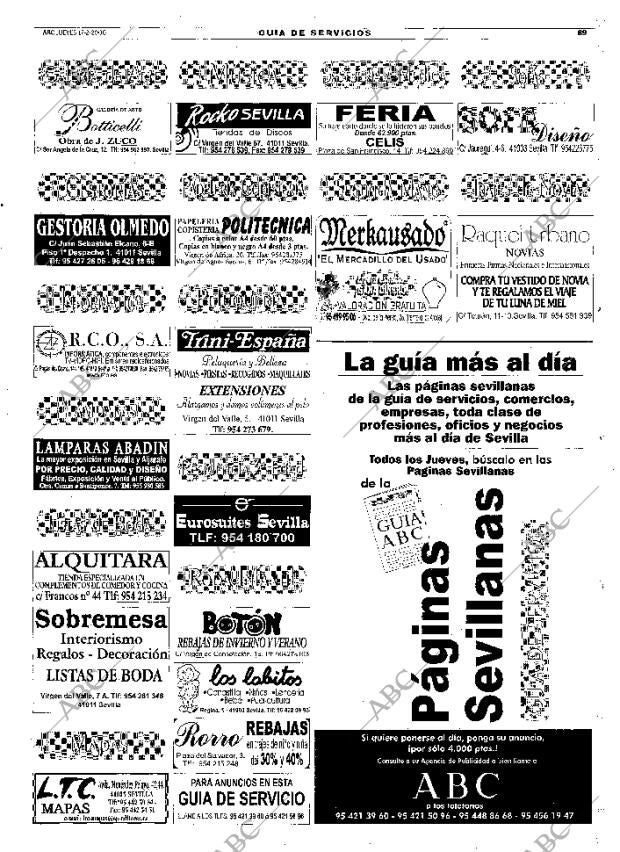 ABC SEVILLA 17-02-2000 página 89