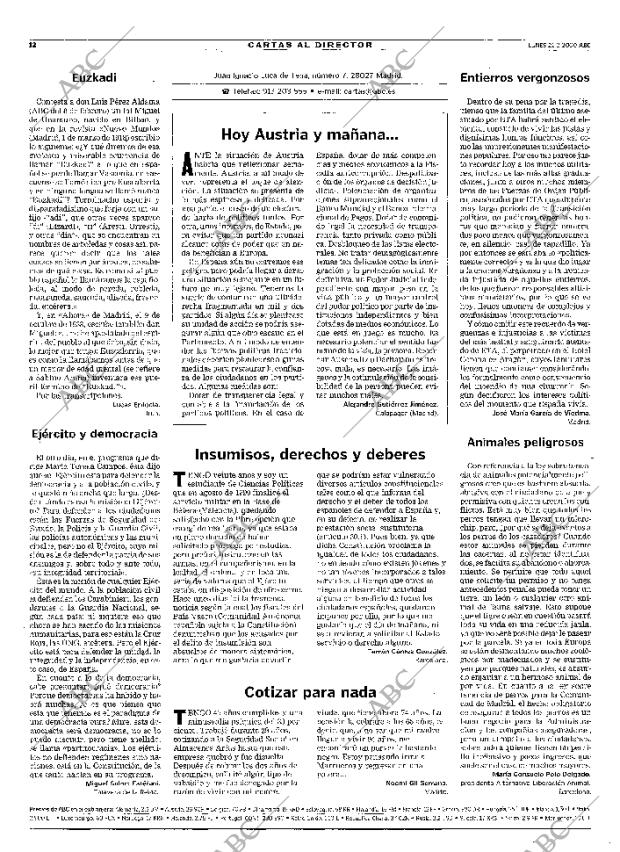 ABC MADRID 21-02-2000 página 12