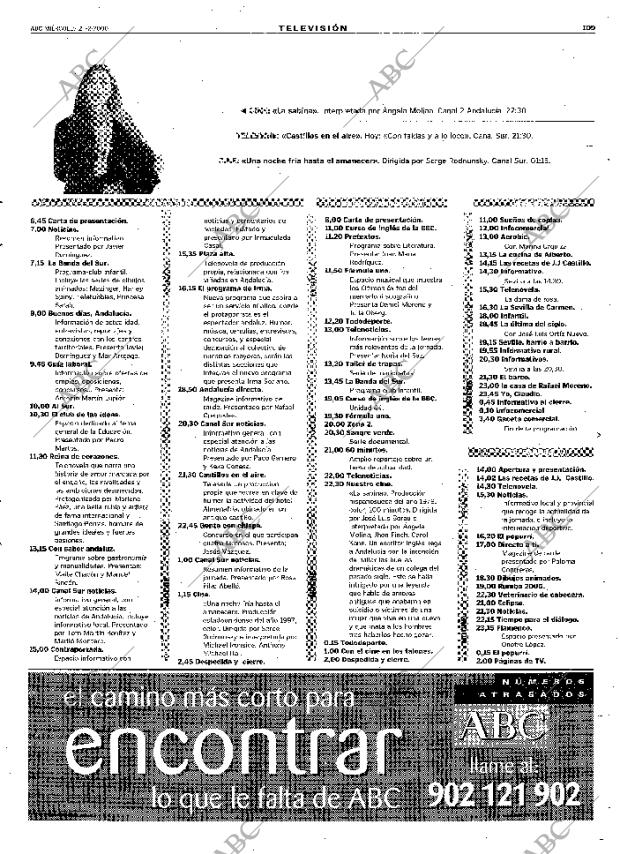 ABC SEVILLA 23-02-2000 página 109