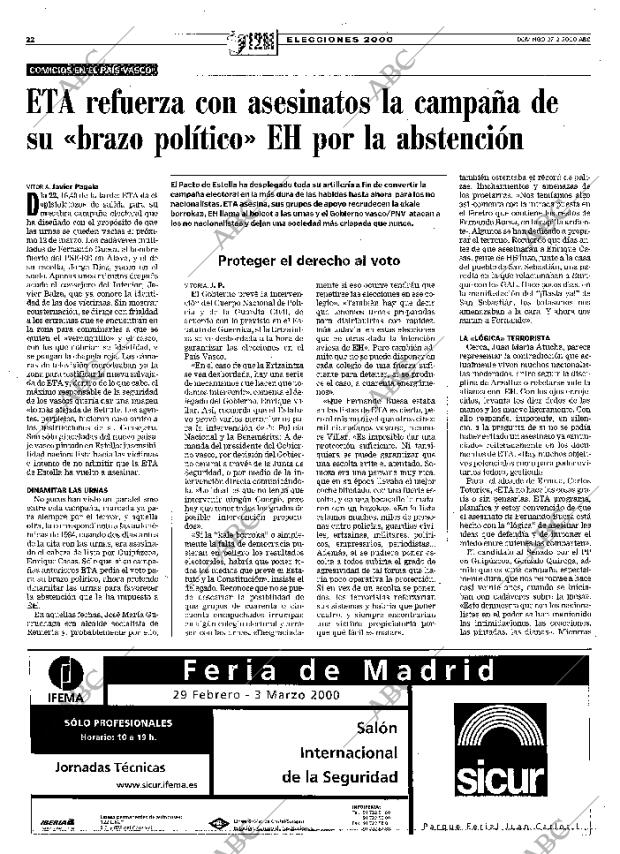 ABC MADRID 27-02-2000 página 22