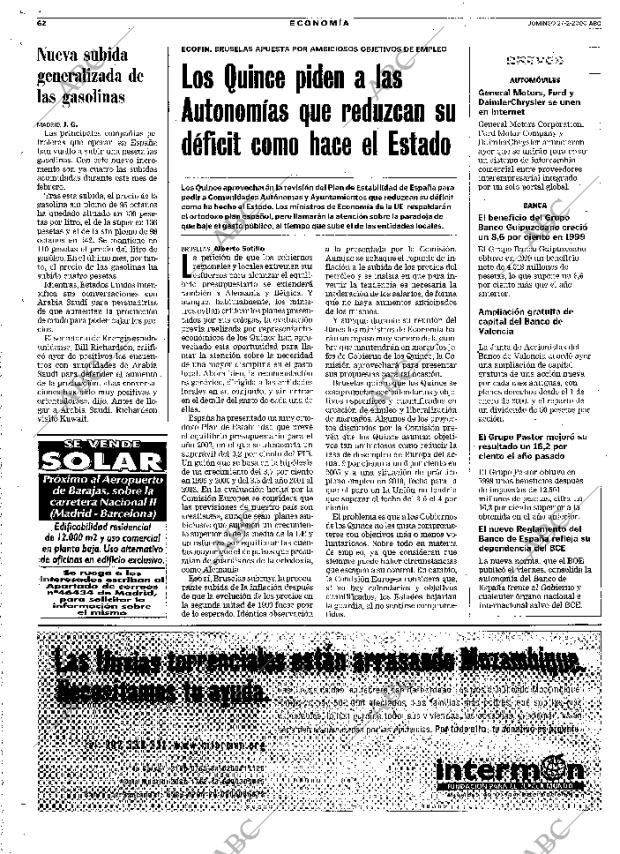 ABC MADRID 27-02-2000 página 62