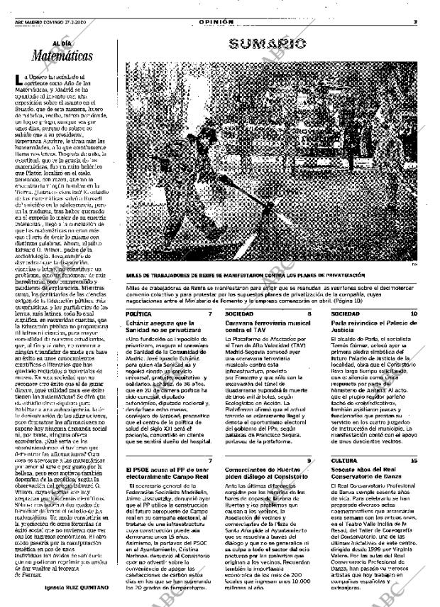 ABC MADRID 27-02-2000 página 99