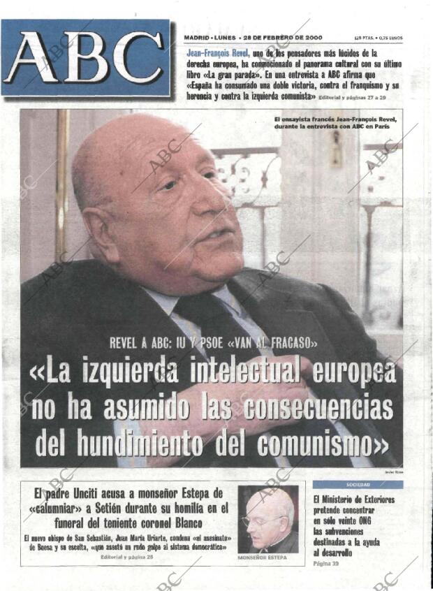 ABC MADRID 28-02-2000 página 1