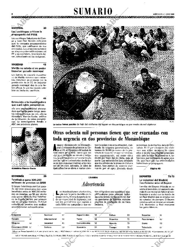 ABC MADRID 01-03-2000 página 2