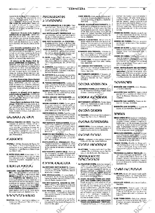 ABC SEVILLA 07-03-2000 página 81
