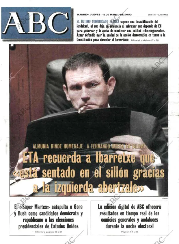 ABC MADRID 09-03-2000 página 1