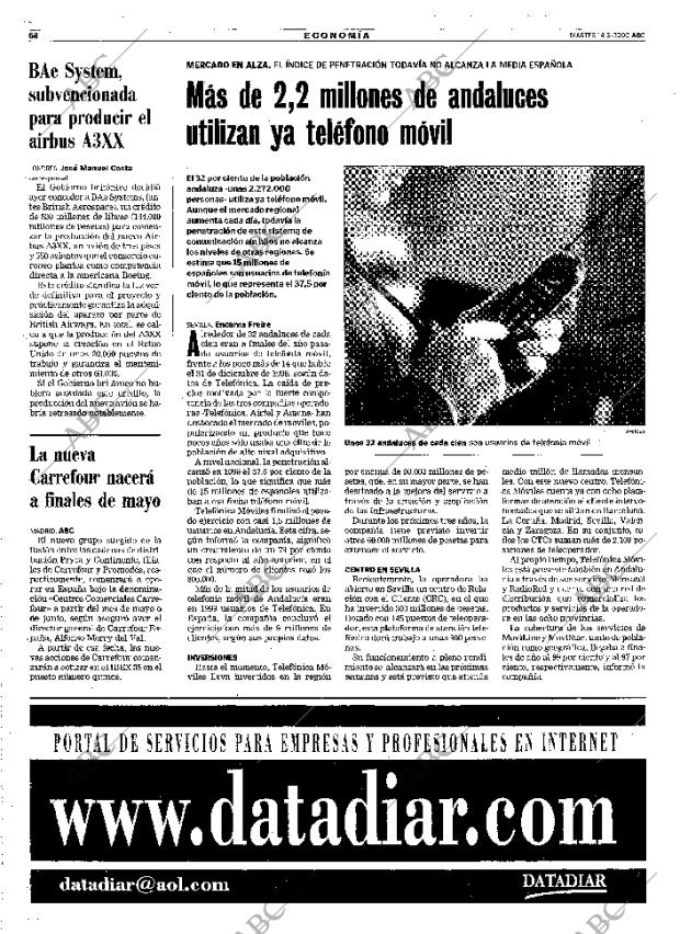 ABC SEVILLA 14-03-2000 página 68