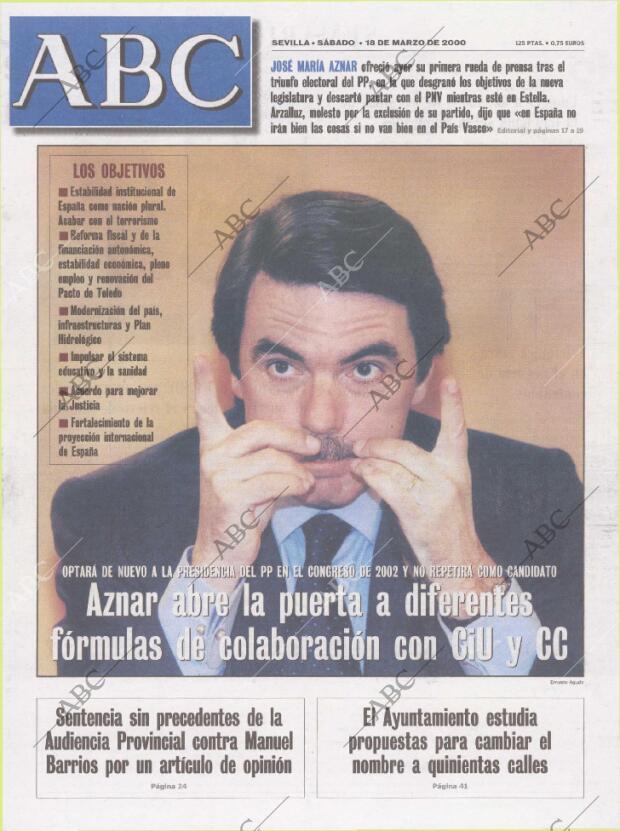 ABC SEVILLA 18-03-2000 página 1