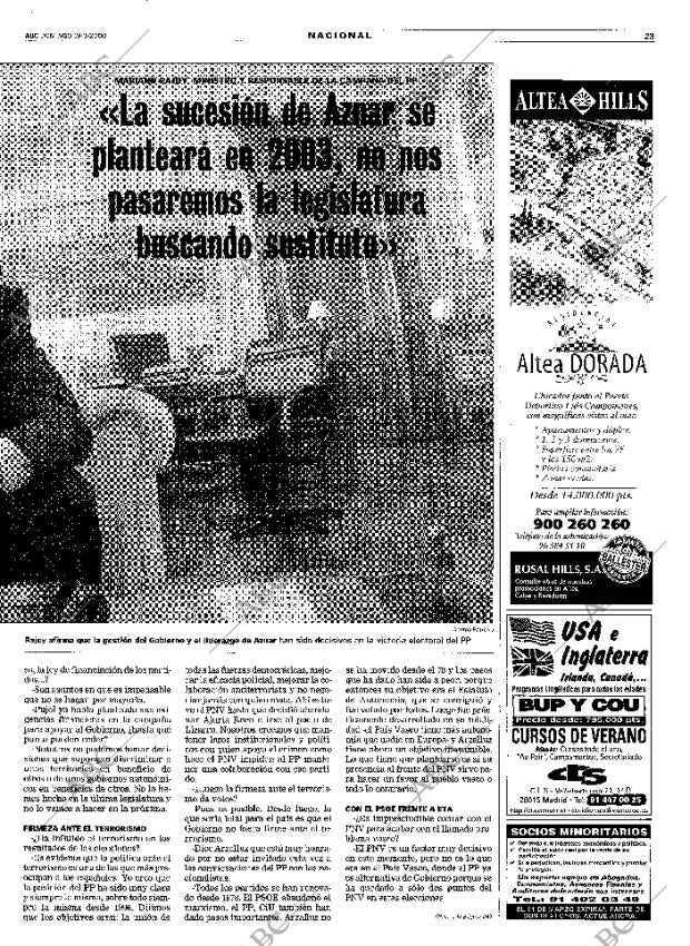 ABC MADRID 19-03-2000 página 23