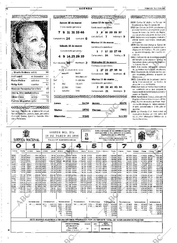 ABC MADRID 19-03-2000 página 70