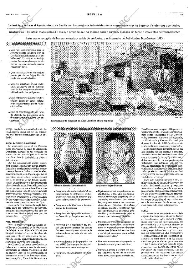 ABC SEVILLA 19-03-2000 página 45