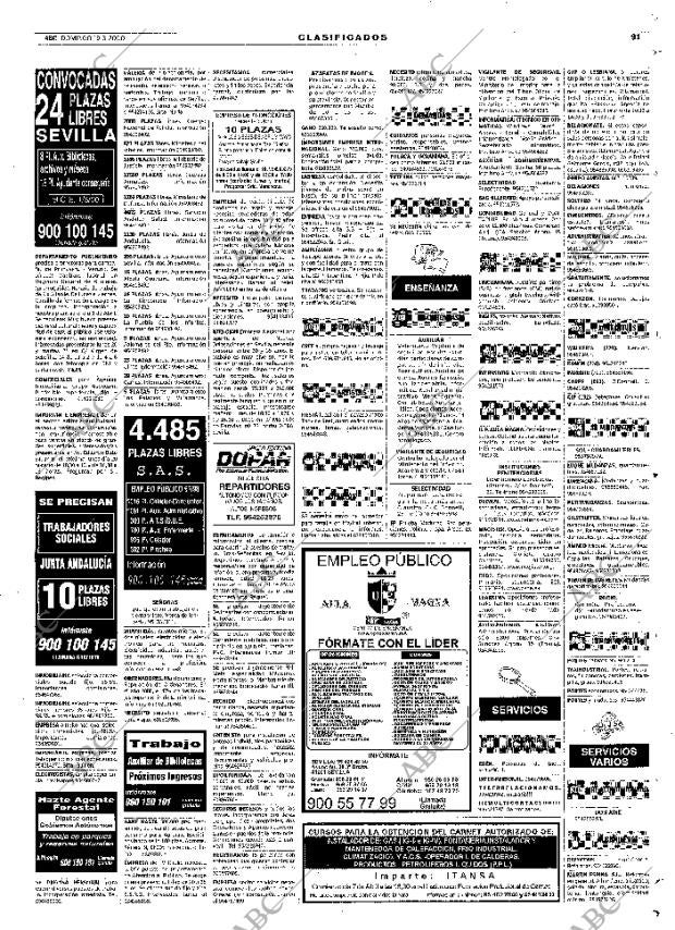 ABC SEVILLA 19-03-2000 página 91