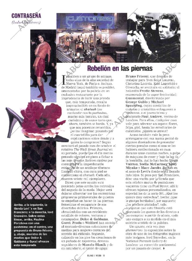 BLANCO Y NEGRO MADRID 19-03-2000 página 18