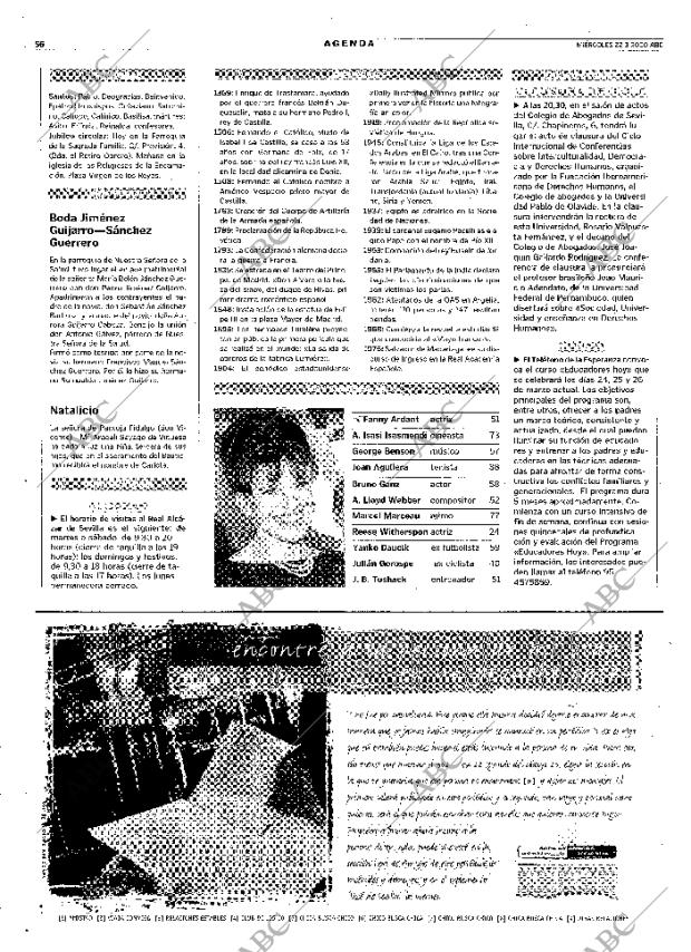 ABC SEVILLA 22-03-2000 página 56