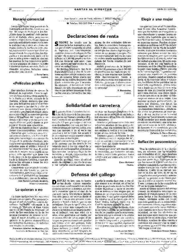 ABC MADRID 23-03-2000 página 12
