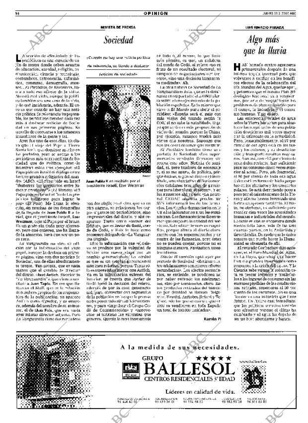 ABC MADRID 23-03-2000 página 14