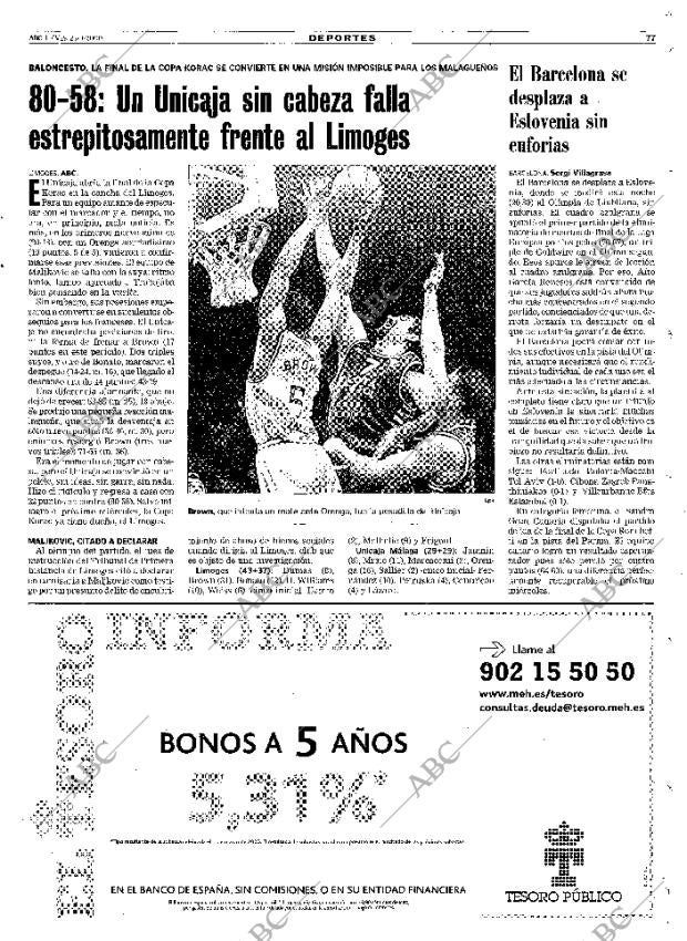 ABC MADRID 23-03-2000 página 77