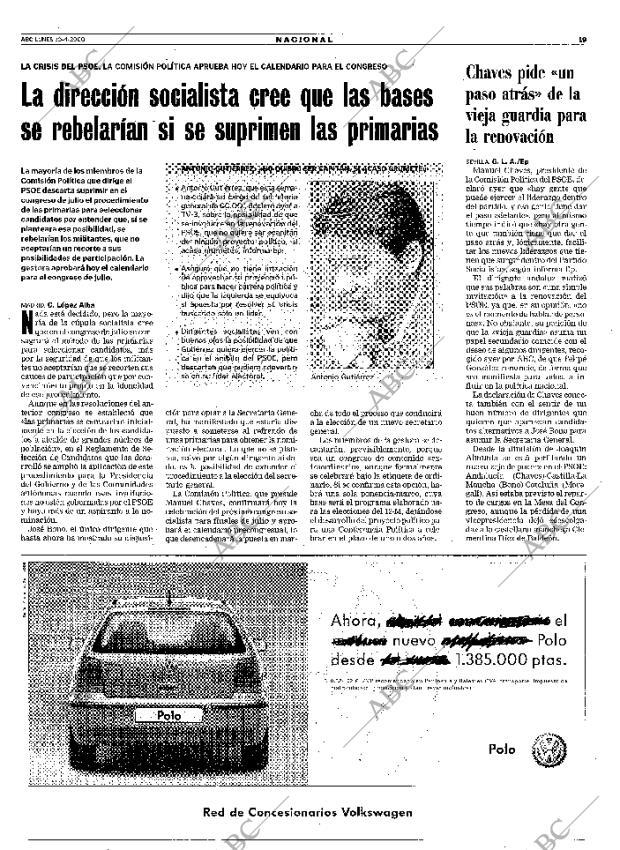 ABC MADRID 10-04-2000 página 19