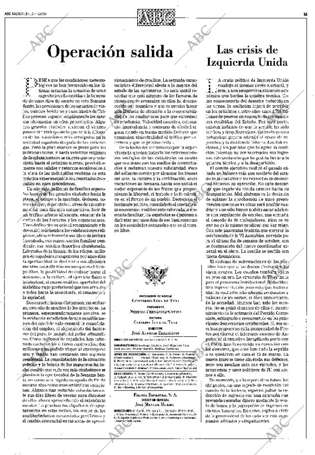 ABC MADRID 19-04-2000 página 11