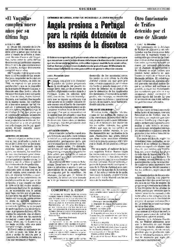 ABC MADRID 19-04-2000 página 38