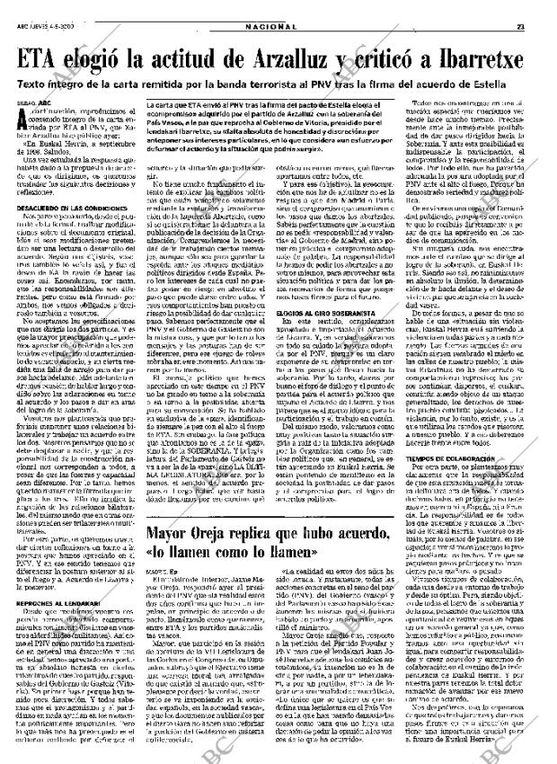 ABC MADRID 04-05-2000 página 23