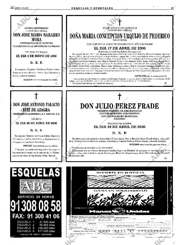 ABC MADRID 04-05-2000 página 83